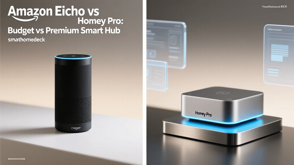 Amazon Echo vs Homey Pro: Budget vs Premium Smart Hub