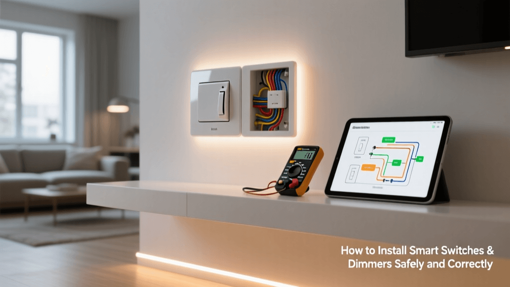 How to Install Smart Switches & Dimmers Safely and Correctly
