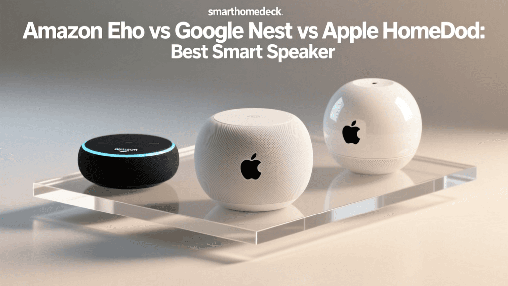 Amazon Echo vs Google Nest vs Apple HomePod: Best Smart Speaker