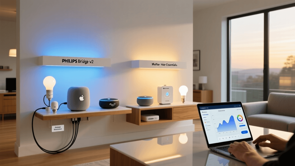 Philips Hue Bridge v2 vs. Matter-Enabled Hue Essentials: Ecosystem Integration Deep Dive