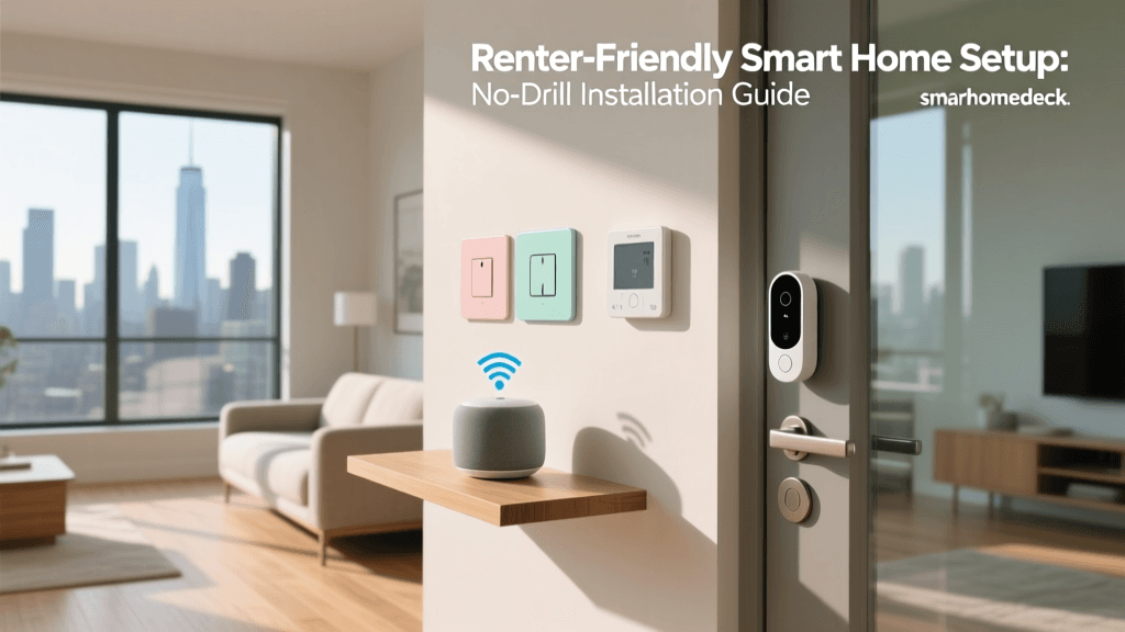 Renter-Friendly Smart Home Setup: No-Drill Installation Guide