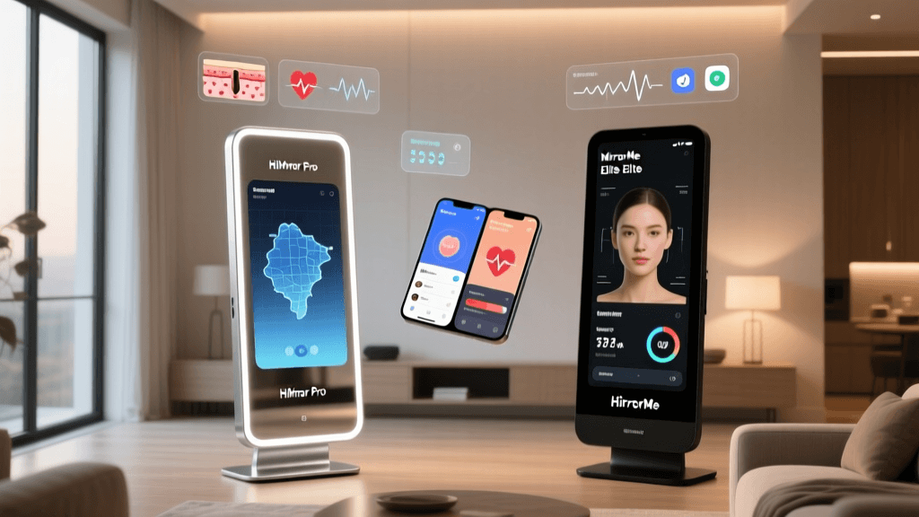 HiMirror Pro vs MirrorMe Elite: Smart Mirror Face Analysis & Wellness Tracking Showdown