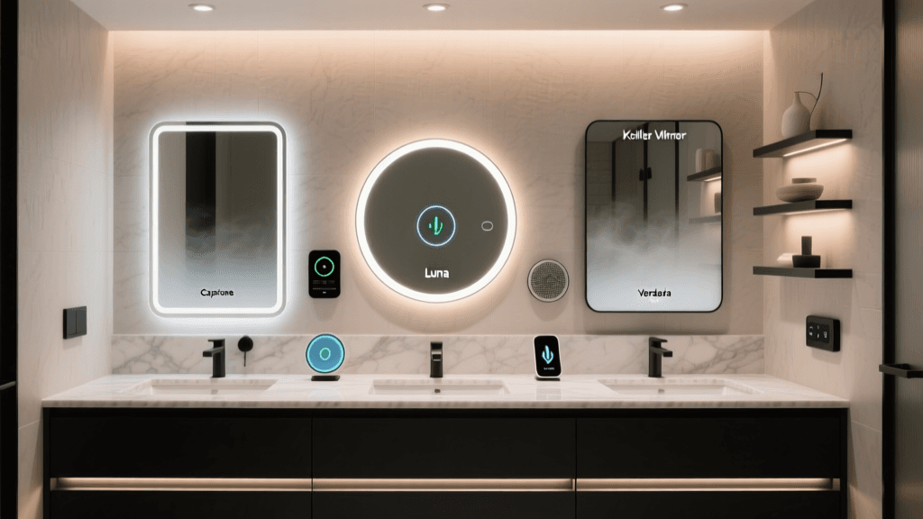 Top Smart Bathroom Mirrors: Capstone, Luna & Kohler Compared