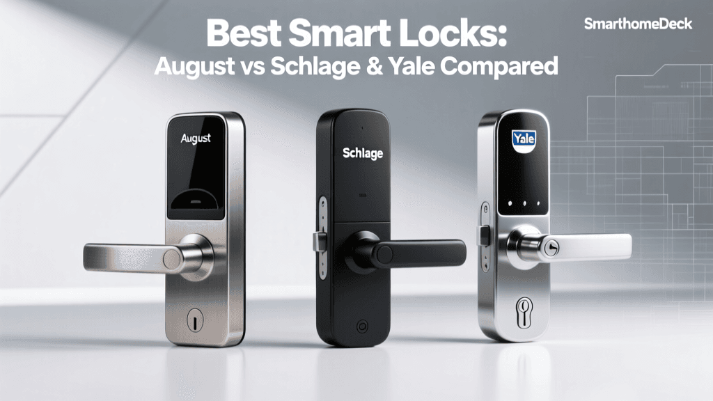 Best Smart Locks: August vs Schlage vs Yale Compared
