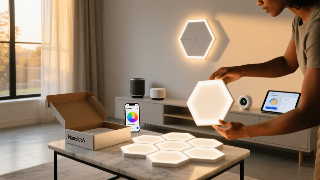 Nanoleaf Shapes Hexagons First Impression & Unboxing Review