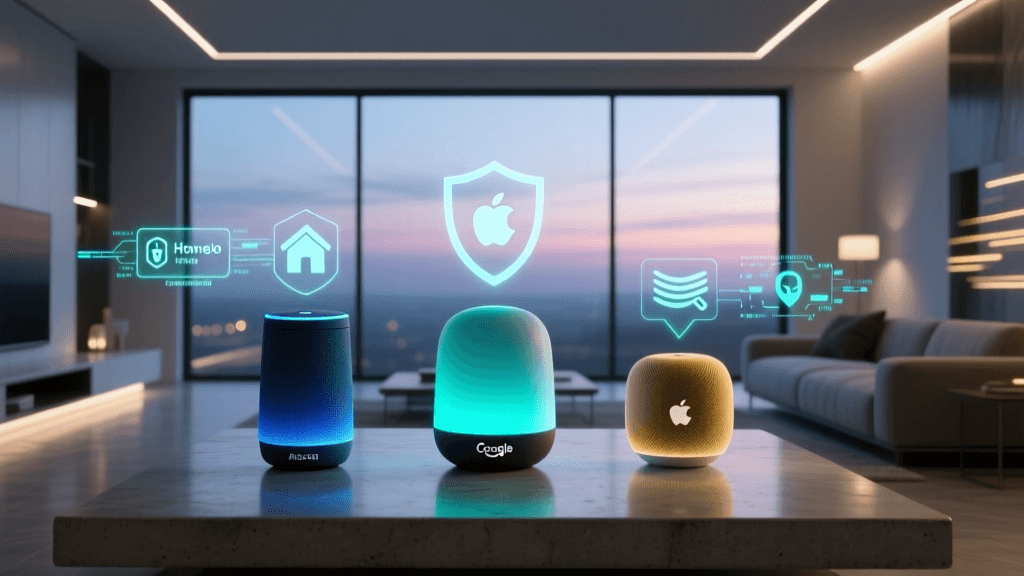 Alexa vs Google Home vs HomeKit: Smart Home Ecosystem Security, Privacy & Local Control Compared