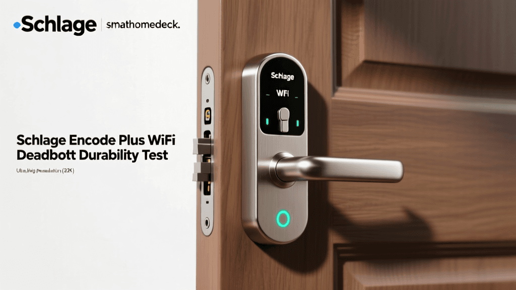 Schlage Encode Plus WiFi Deadbolt Durability Test