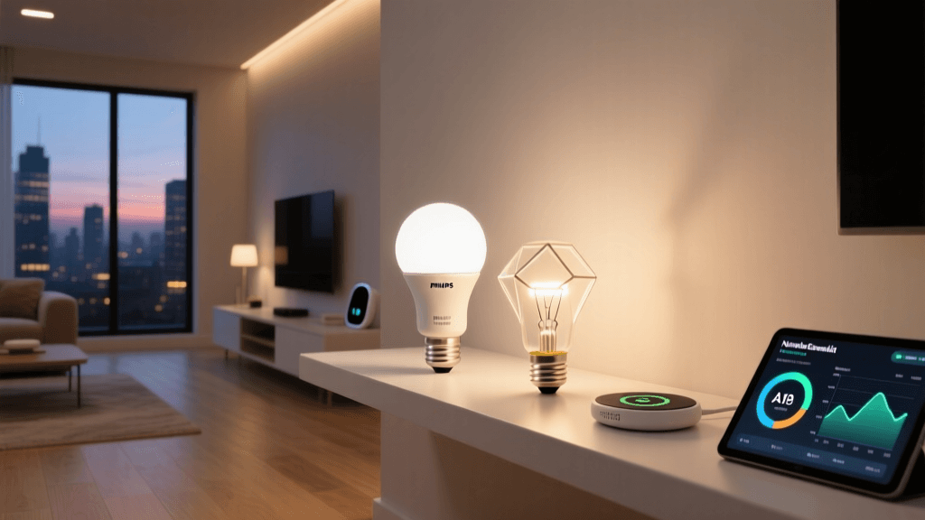 Philips Hue White A19 vs. Nanoleaf Essentials A19: Real-World Power Draw & Energy Efficiency Test