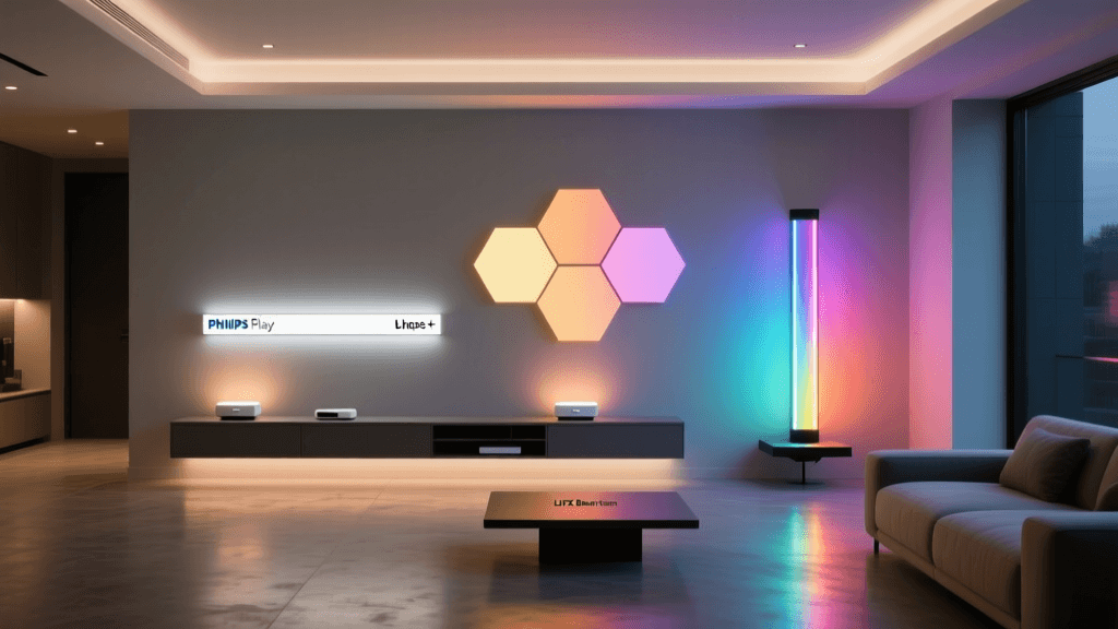 Best New Smart Lights of 2026: Philips Hue Play Bar, Nanoleaf Shapes+, and LIFX Beam Upgrades