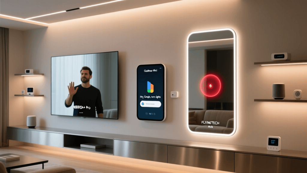 Best Google Home-Compatible Smart Mirror Reviewed: MIRROR+ Pro vs. HiMirror Mini vs. FLYLINKTECH Aura