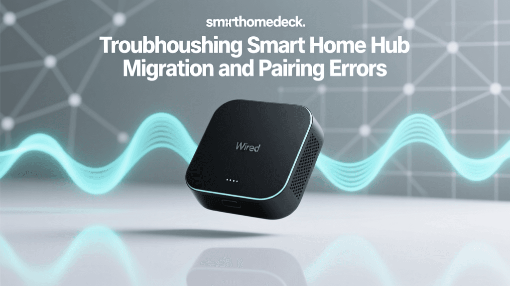 Troubleshooting Smart Home Hub Migration and Pairing Errors