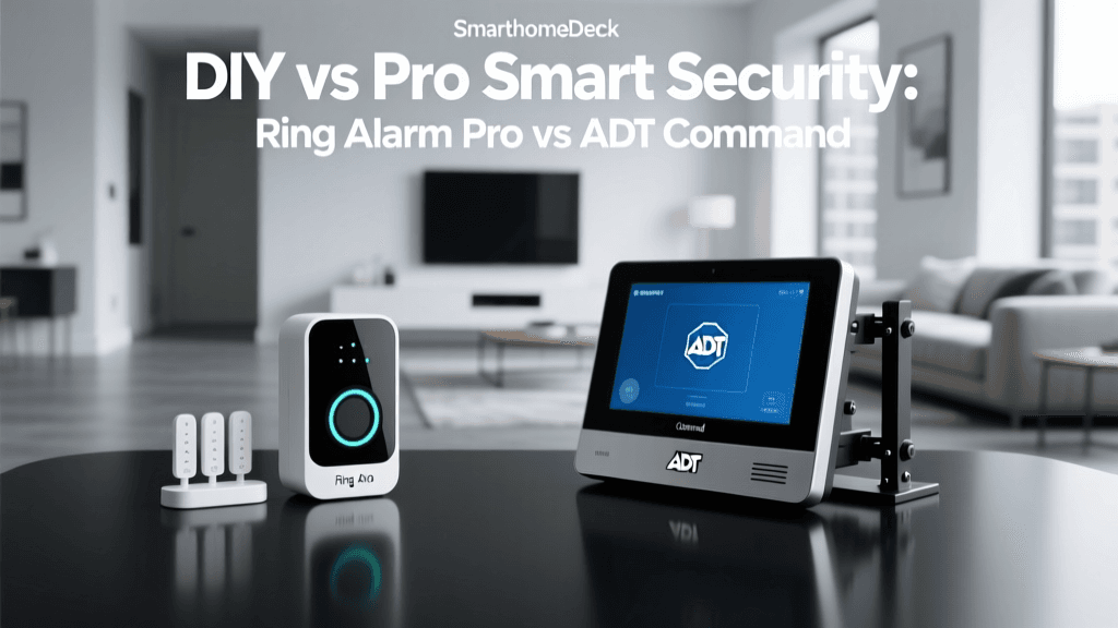 DIY vs Pro Smart Security: Ring Alarm Pro vs ADT Command