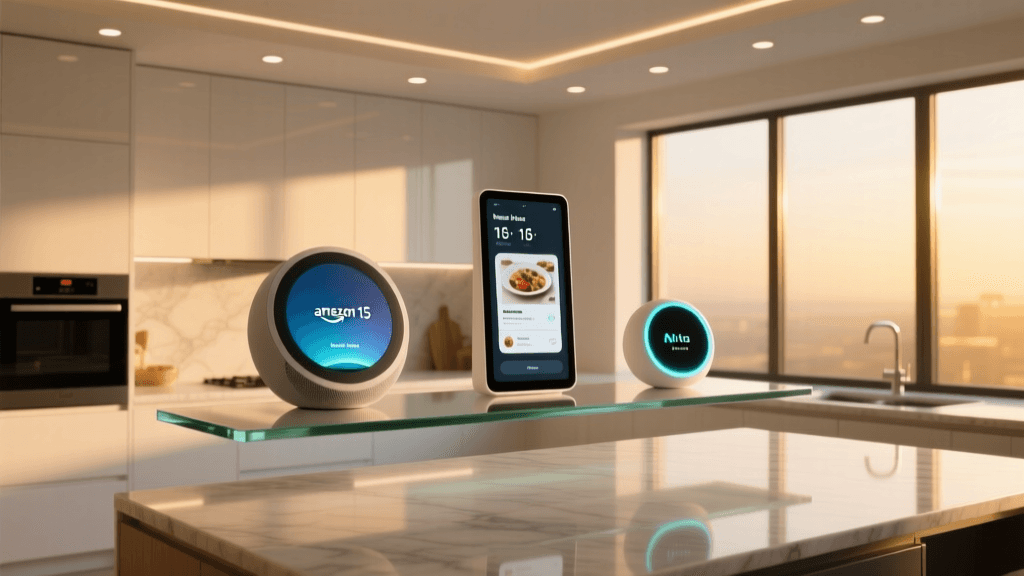 Best Smart Displays for Kitchen Use: Echo Show 15 vs Nest Hub