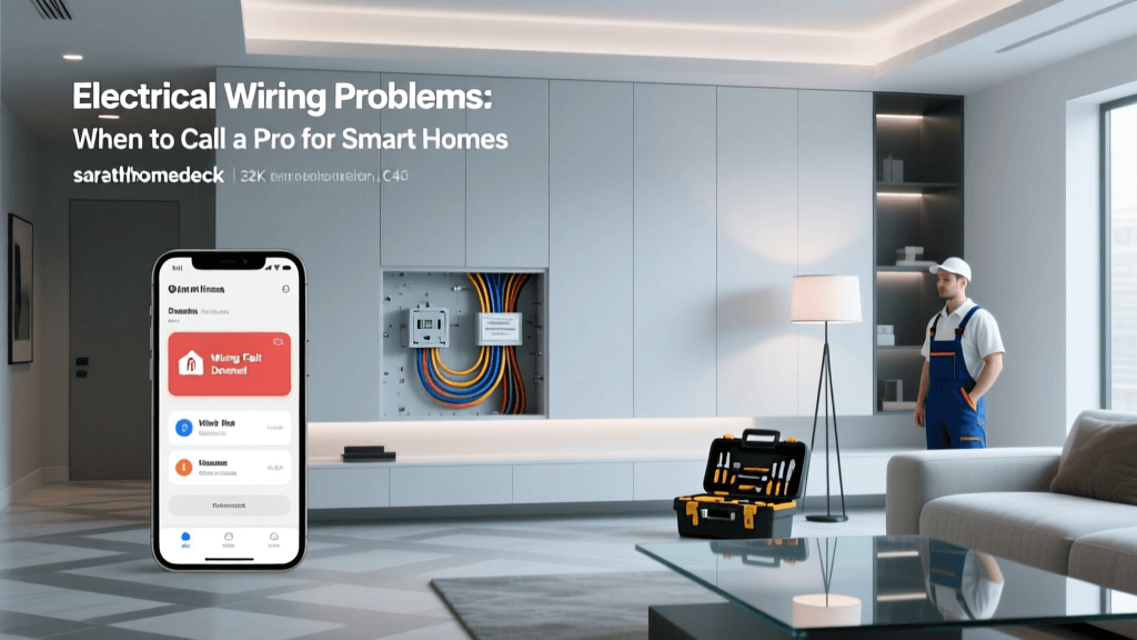 Electrical Wiring Problems: When to Call a Pro for Smart Homes