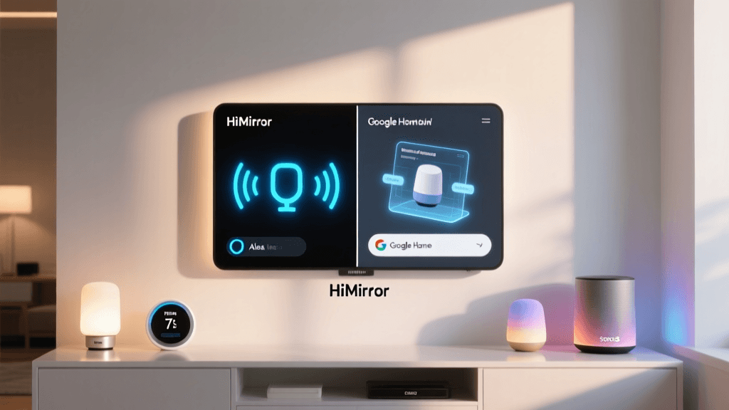 HiMirror Mini Review: Alexa vs Google Home Voice Control