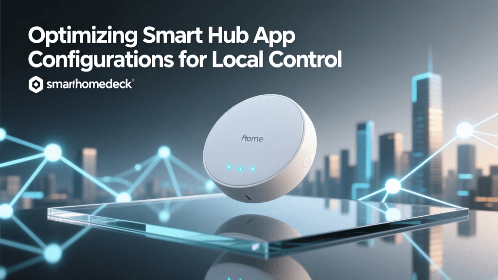 Optimizing Smart Hub App Configurations for Local Control