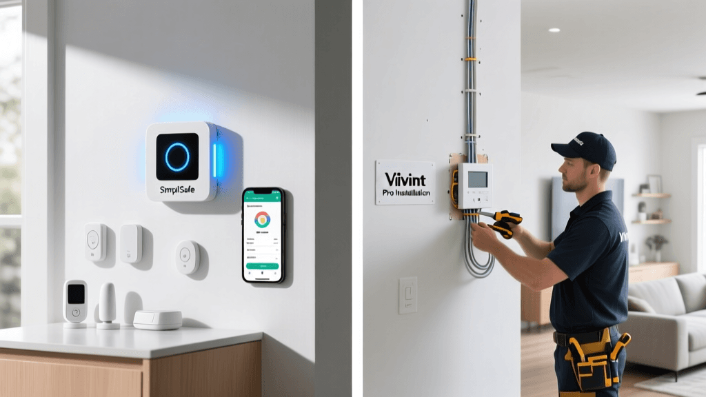 SimpliSafe vs Vivint: DIY Security vs Professional Installation