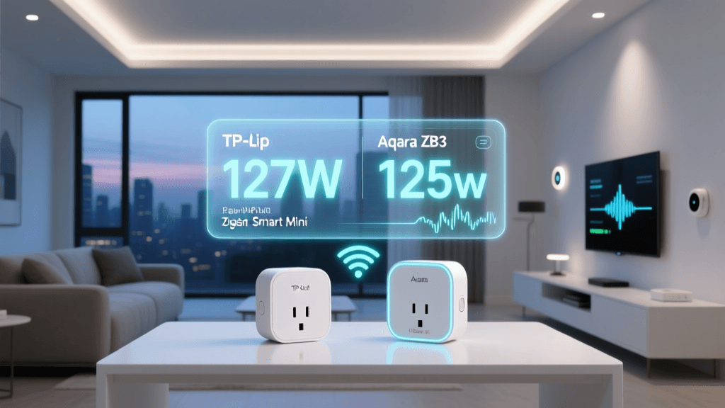 TP-Link Kasa Smart Plug Mini vs. Aqara Smart Plug ZB3: Real-World Energy Monitoring & Zigbee vs Wi-Fi Showdown