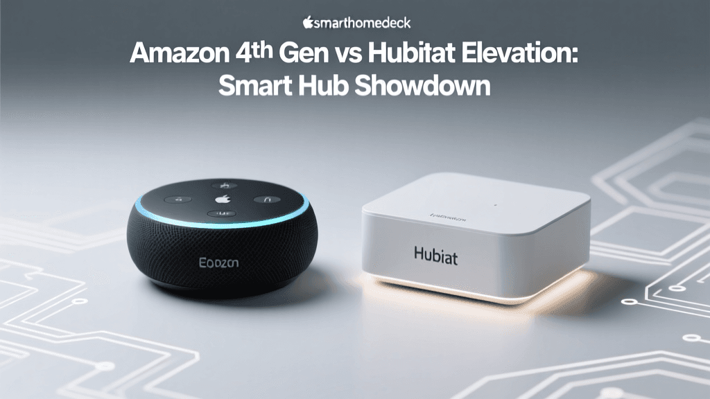 Amazon Echo 4th Gen vs Hubitat Elevation: Smart Hub Showdown