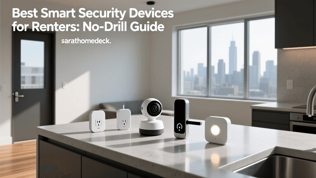 Best Smart Security Devices for Renters: No-Drill Guide