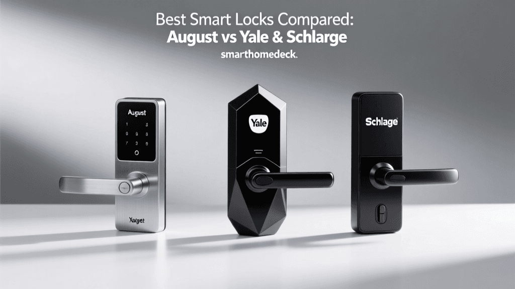 Best Smart Locks Compared: August vs Yale vs Schlage