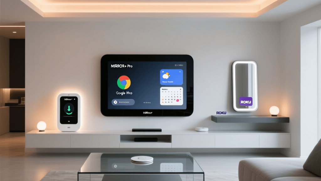 Best Google Home-Compatible Smart Mirror Reviewed: MIRROR+ Pro vs. HiMirror Mini vs. ROKU Smart Mirror