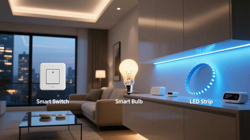 Smart Light Control: Switch vs Bulb vs Strip — Which Wins for Your Home?