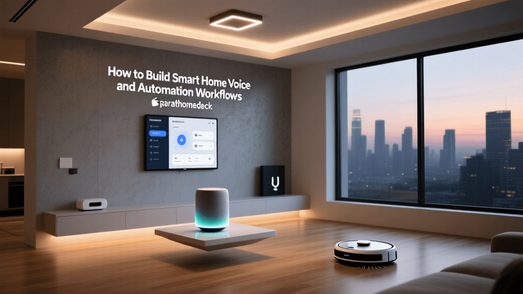 How to Build Smart Home Voice and Automation Workflows