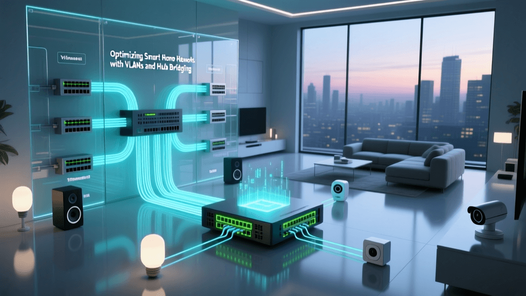 Optimizing Smart Home Networks with VLANs and Hub Bridging