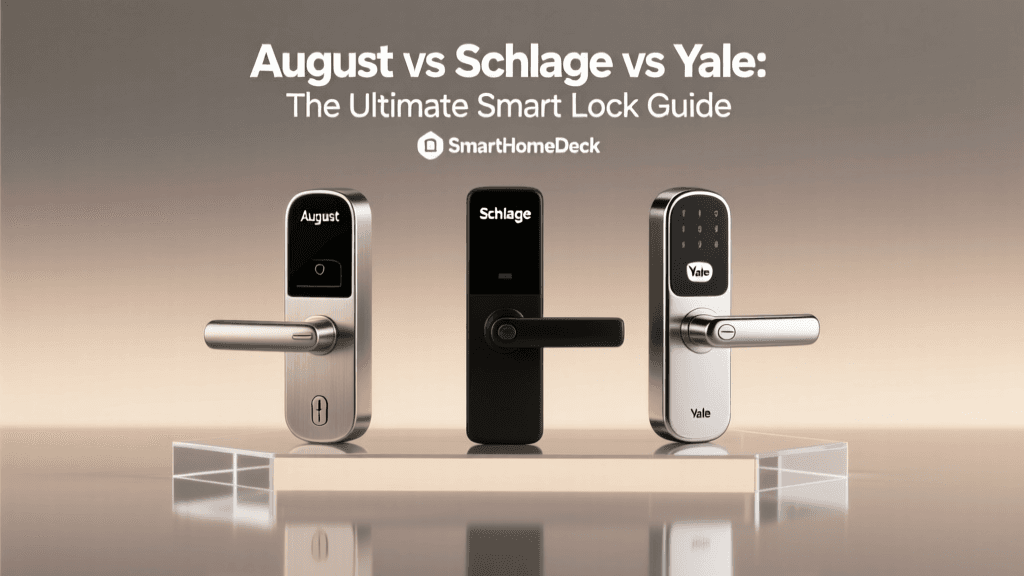 August vs Schlage vs Yale: The Ultimate Smart Lock Guide