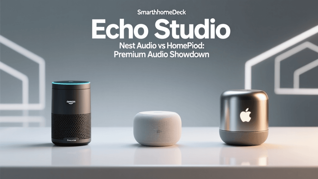 Echo Studio vs Nest Audio vs HomePod: Premium Audio Showdown