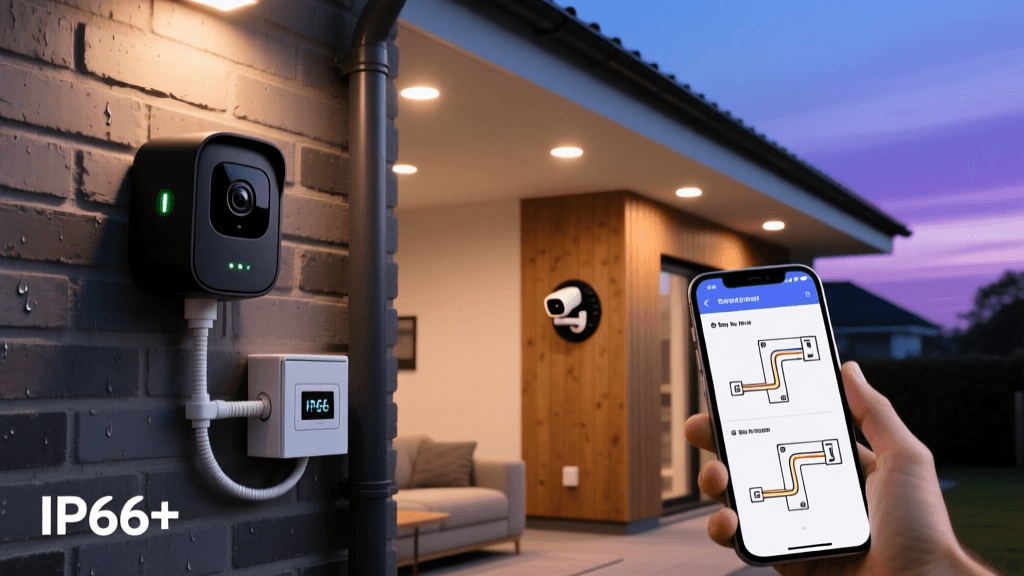 How to Install Weatherproof Smart Cameras: IP Ratings, Mounting, and Wiring Best Practices