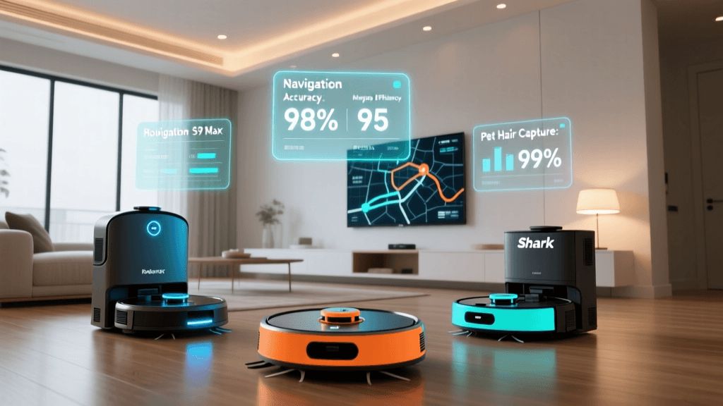 Roborock vs Roomba vs Shark: Flagship Robot Vacuum Battle