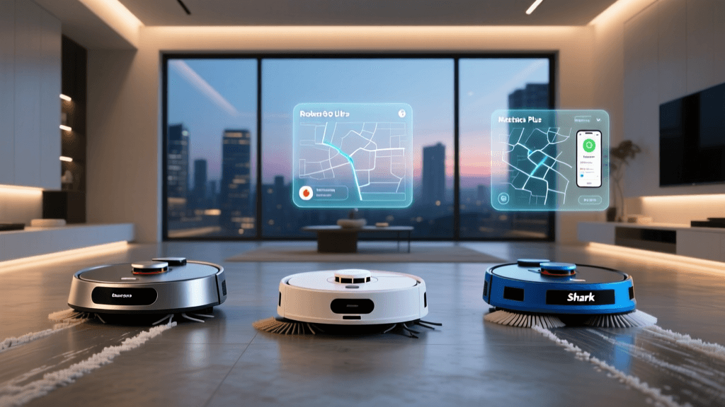 Roborock vs Roomba vs Shark: Flagship Robot Vacuum Showdown