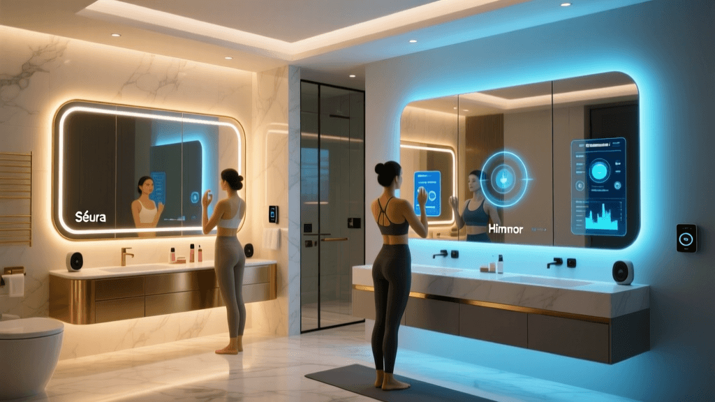 Séura vs Himirror: Luxury Bathroom vs Smart Fitness Showdown