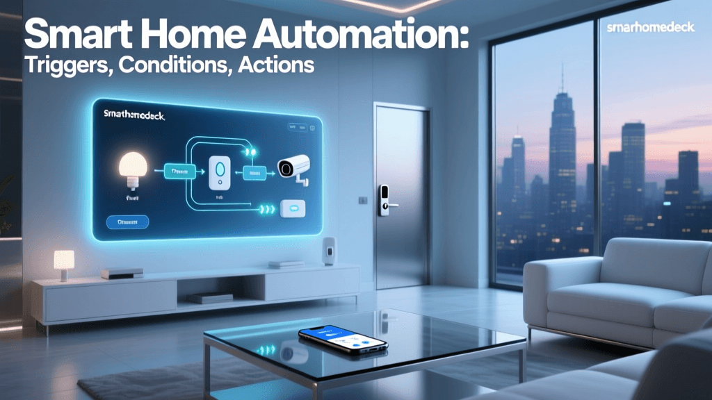 Smart Home Automation: Triggers, Conditions, Actions