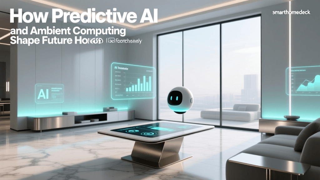 How Predictive AI and Ambient Computing Shape Future Homes