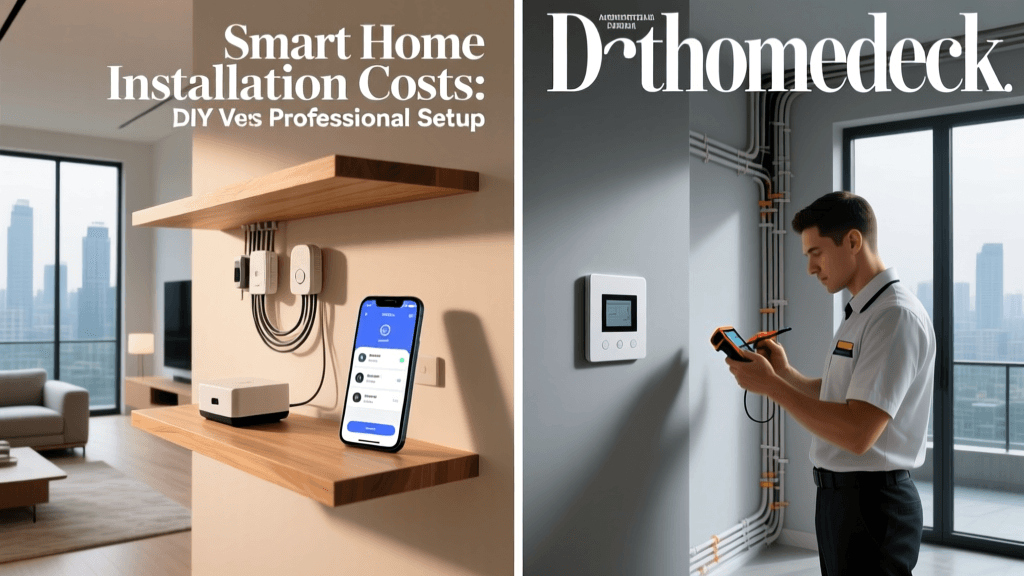 Smart Home Installation Costs: DIY Versus Professional Setup