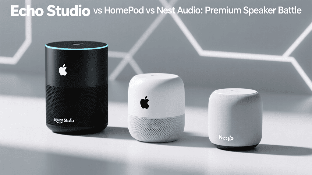 Echo Studio vs HomePod vs Nest Audio: Premium Speaker Battle
