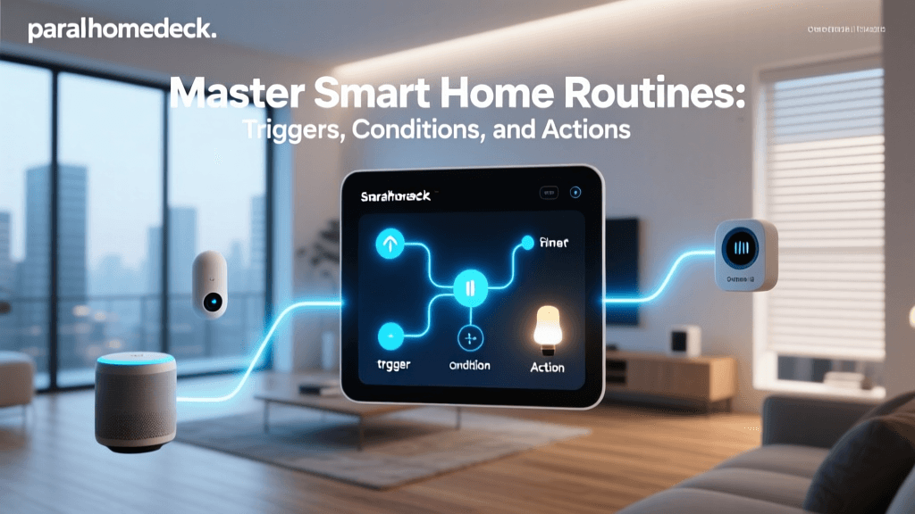 Master Smart Home Routines: Triggers, Conditions, and Actions
