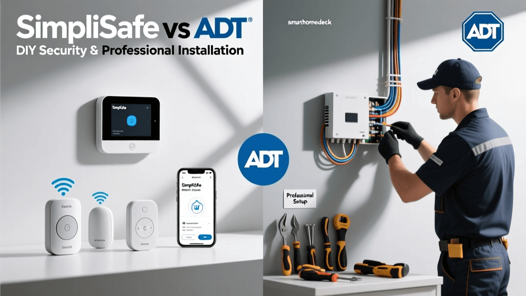 SimpliSafe vs ADT: DIY Security vs Professional Installation