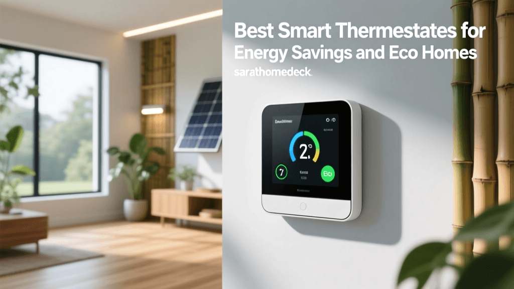 Best Smart Thermostats for Energy Savings and Eco Homes