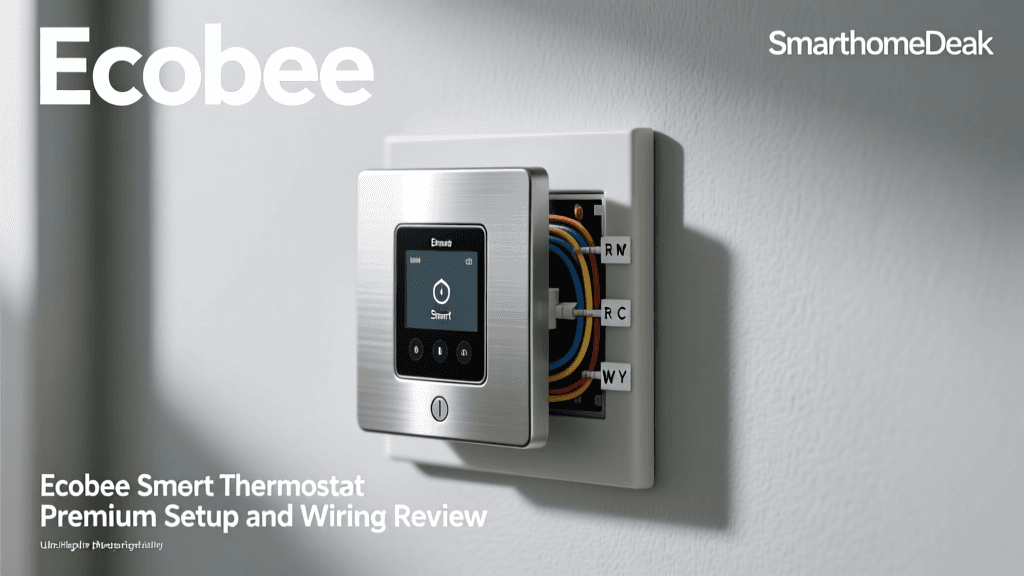 Ecobee Smart Thermostat Premium Setup and Wiring Review