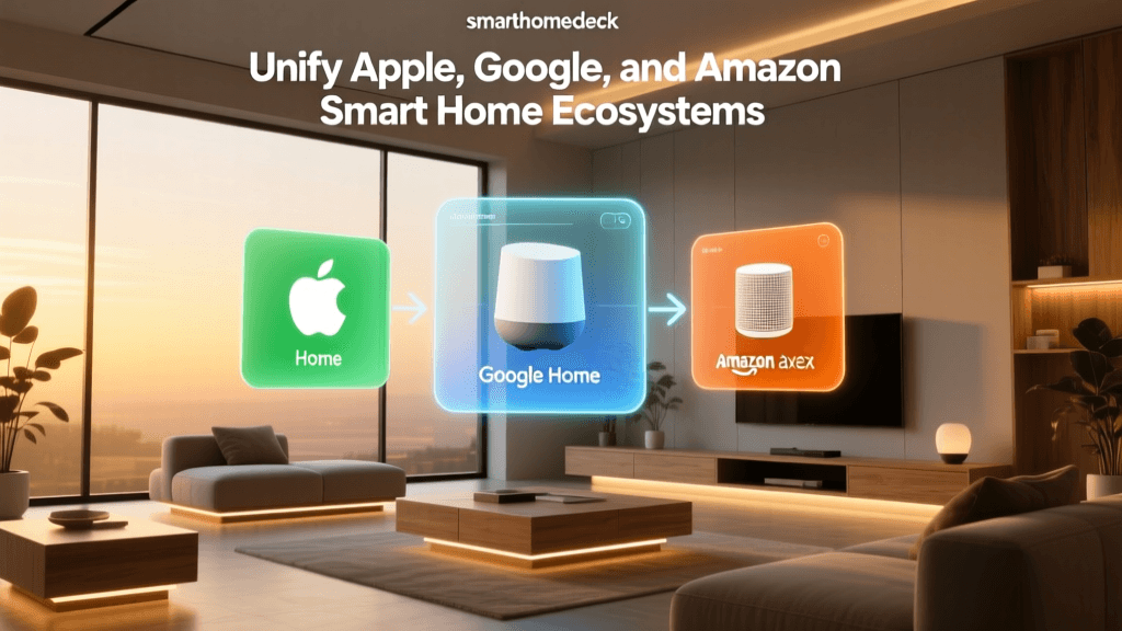 Unify Apple, Google, and Amazon Smart Home Ecosystems