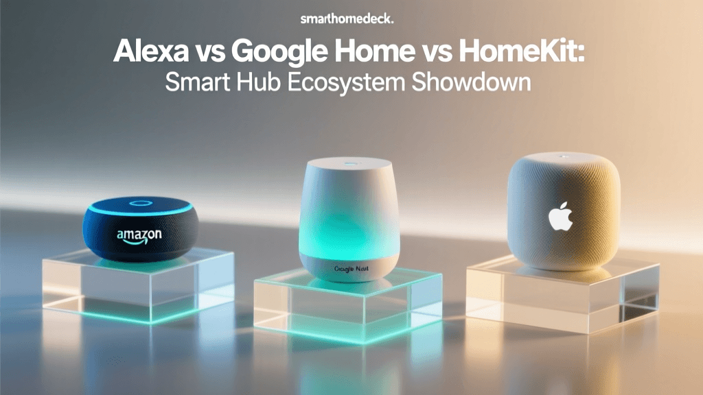 Alexa vs Google Home vs HomeKit: Smart Hub Ecosystem Showdown