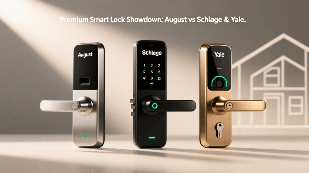 Premium Smart Lock Showdown: August vs Schlage vs Yale