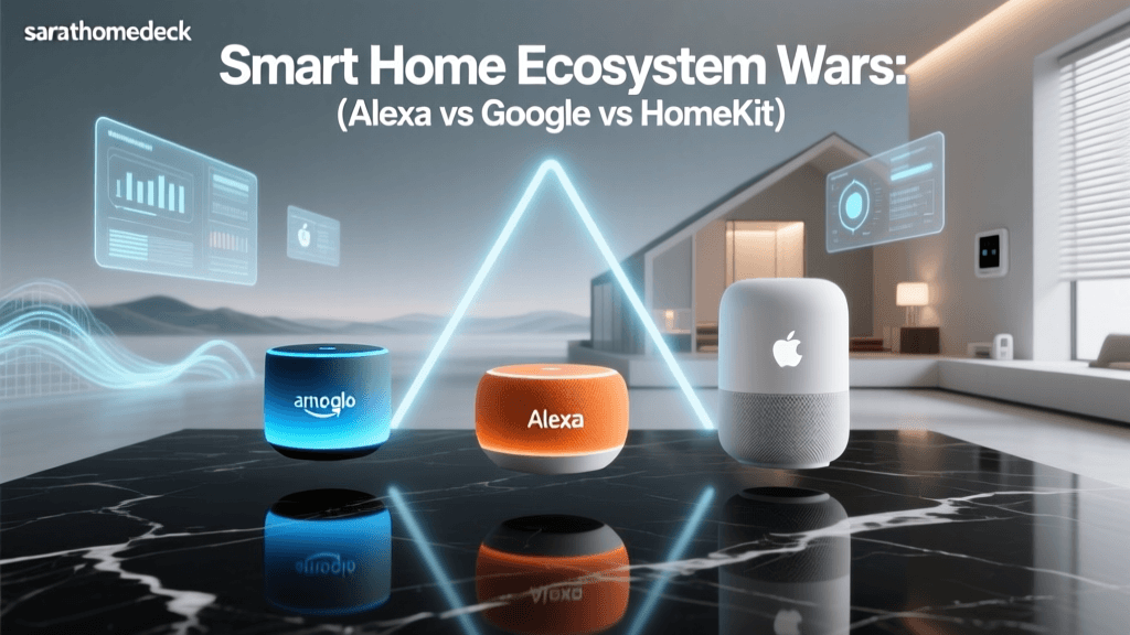 Smart Home Ecosystem Wars: Alexa vs Google vs HomeKit