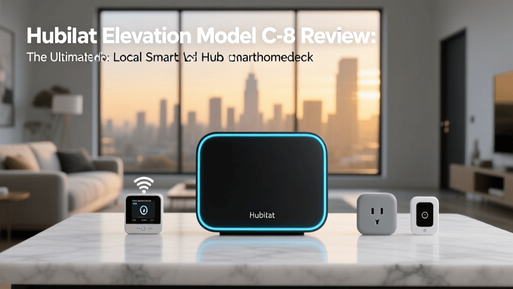 Hubitat Elevation Model C-8 Review: The Ultimate Local Smart Hub