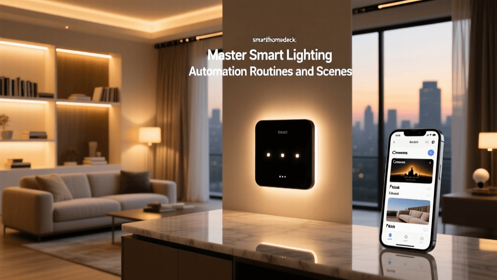 Master Smart Lighting Automation Routines and Scenes