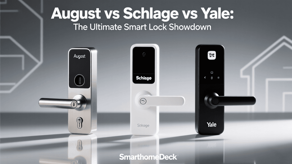 August vs Schlage vs Yale: The Ultimate Smart Lock Showdown